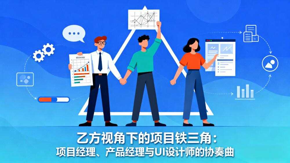 乙方视角下的项目铁三角：项目经理、产品经理与UI设计师的协奏曲